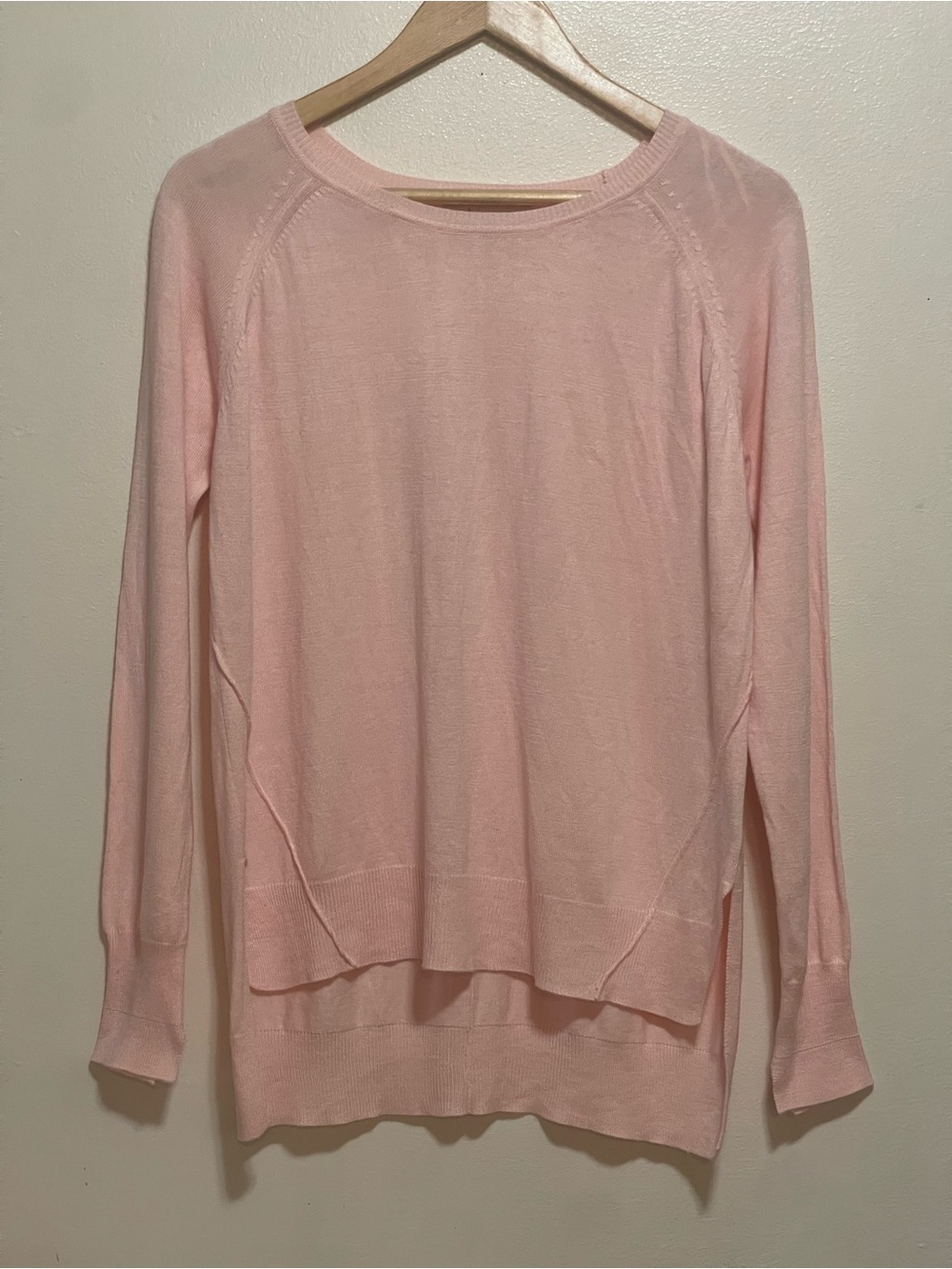 Philosophy Light Pink Crewneck Sweater